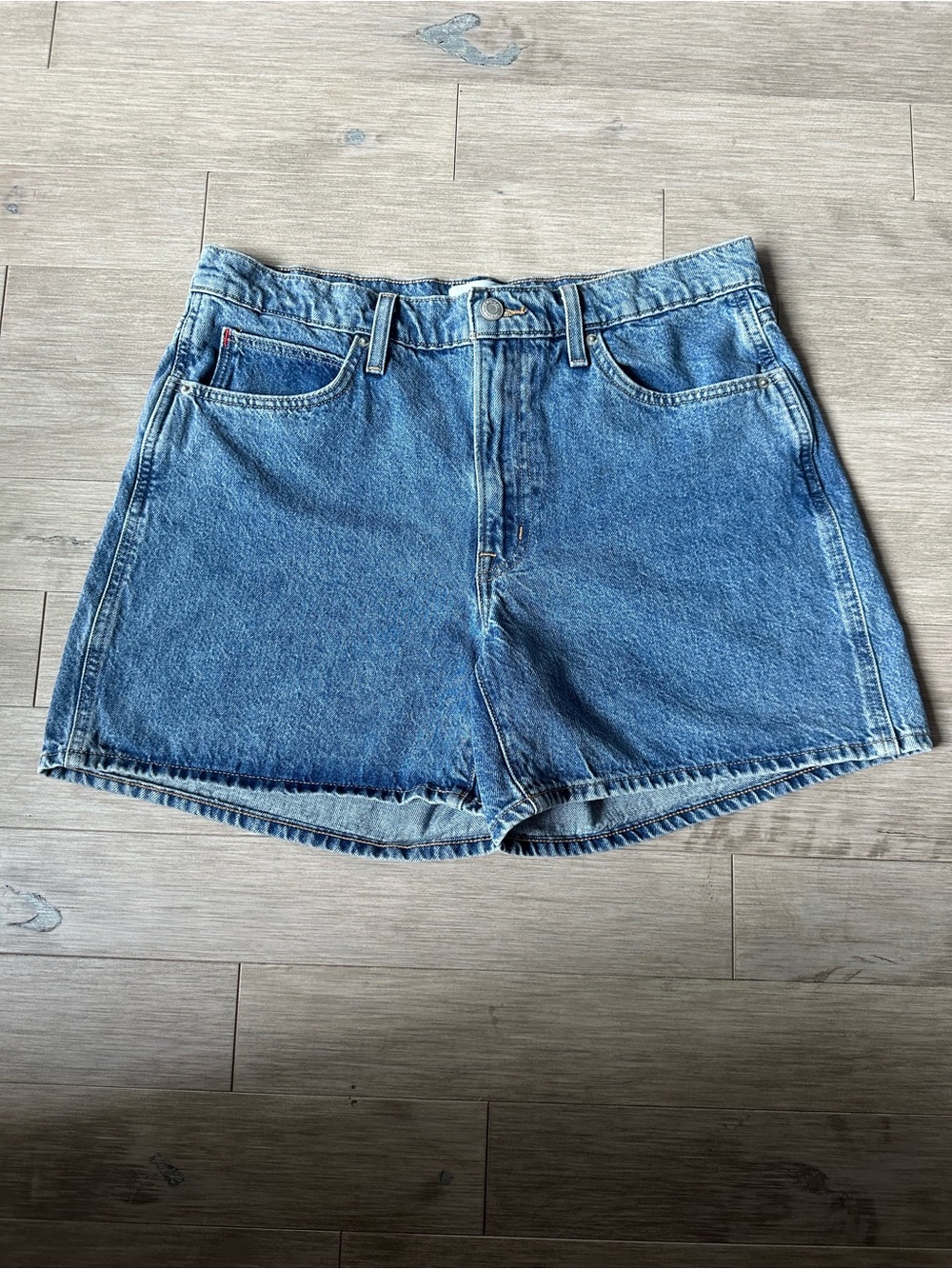 Sun deh 5 inches Jean High-Rise Blue Denim Shorts Size 30
